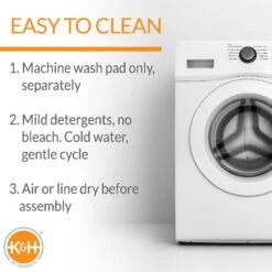 K&H Pet Products Memory Foam Dog Crate Pad, Gray 13 K&H Pet Products Memory Foam Dog Crate Pad, Gray -Pet Care Sales 100545 PT4. AC SS1800 V1629842801