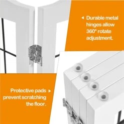 Yaheetech 4-Panel Dog Gate -Pet Care Sales 1033302 PT4. AC SS1800 V1703798841