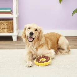 ZippyPaws Donutz Squeaky Plush No Stuffing Dog Toy -Pet Care Sales 104035 PT7. AC SS1800 V1523637318