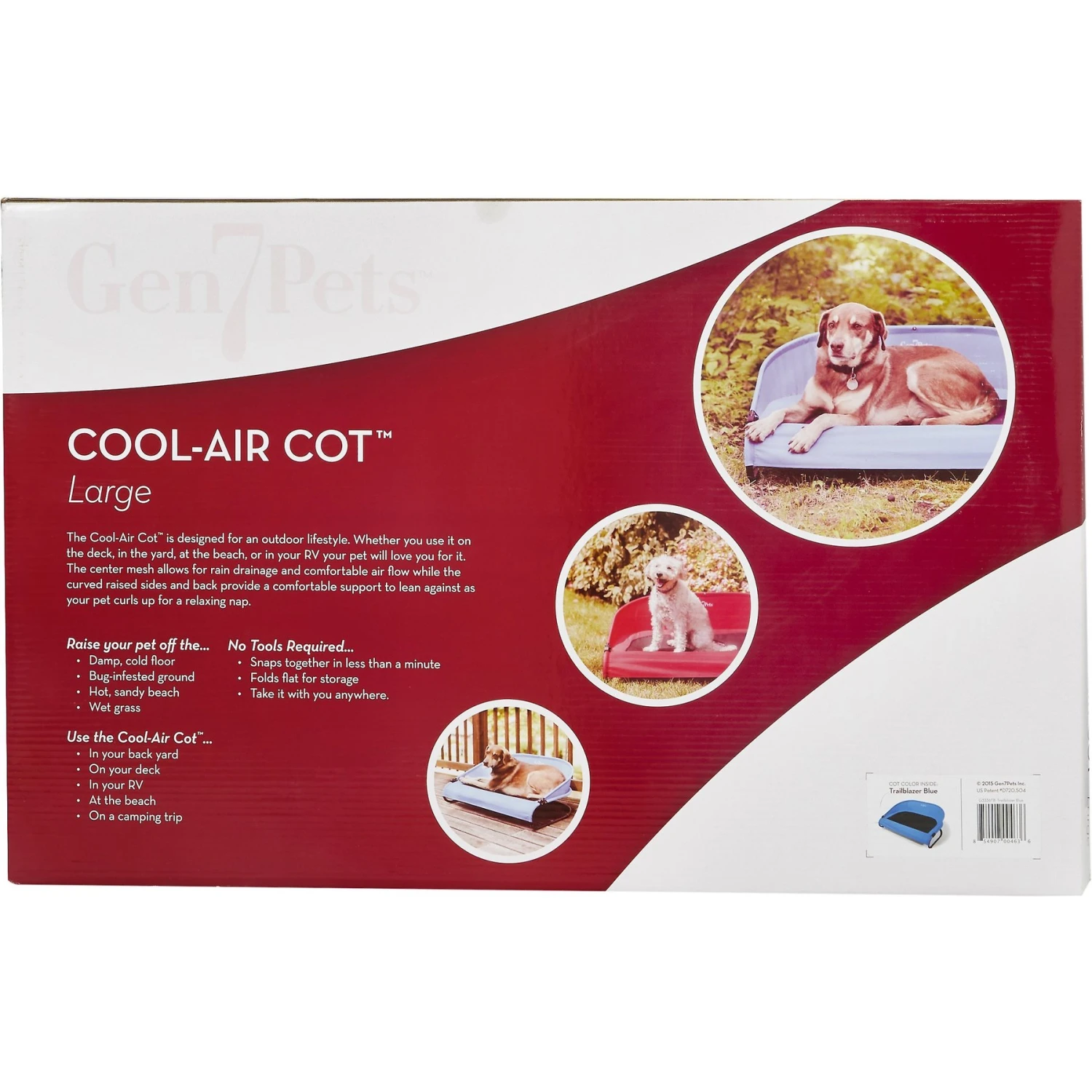 Gen7Pets Cool-Air Cot Elevated Dog Bed 9 Gen7Pets Cool-Air Cot Elevated Dog Bed - Image 9