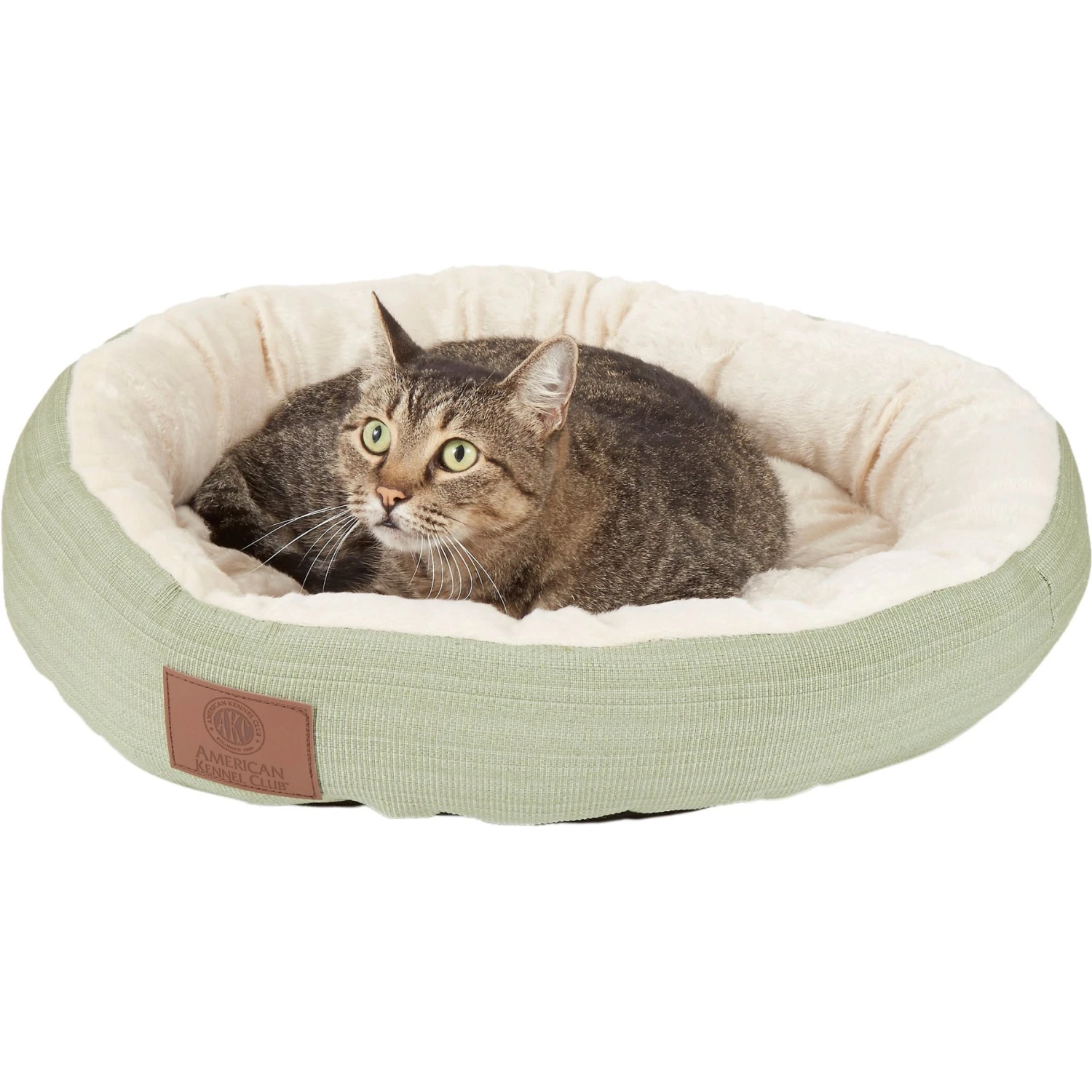American Kennel Club AKC Casablanca Bolster Cat & Dog Bed 5 American Kennel Club AKC Casablanca Bolster Cat & Dog Bed - Image 5