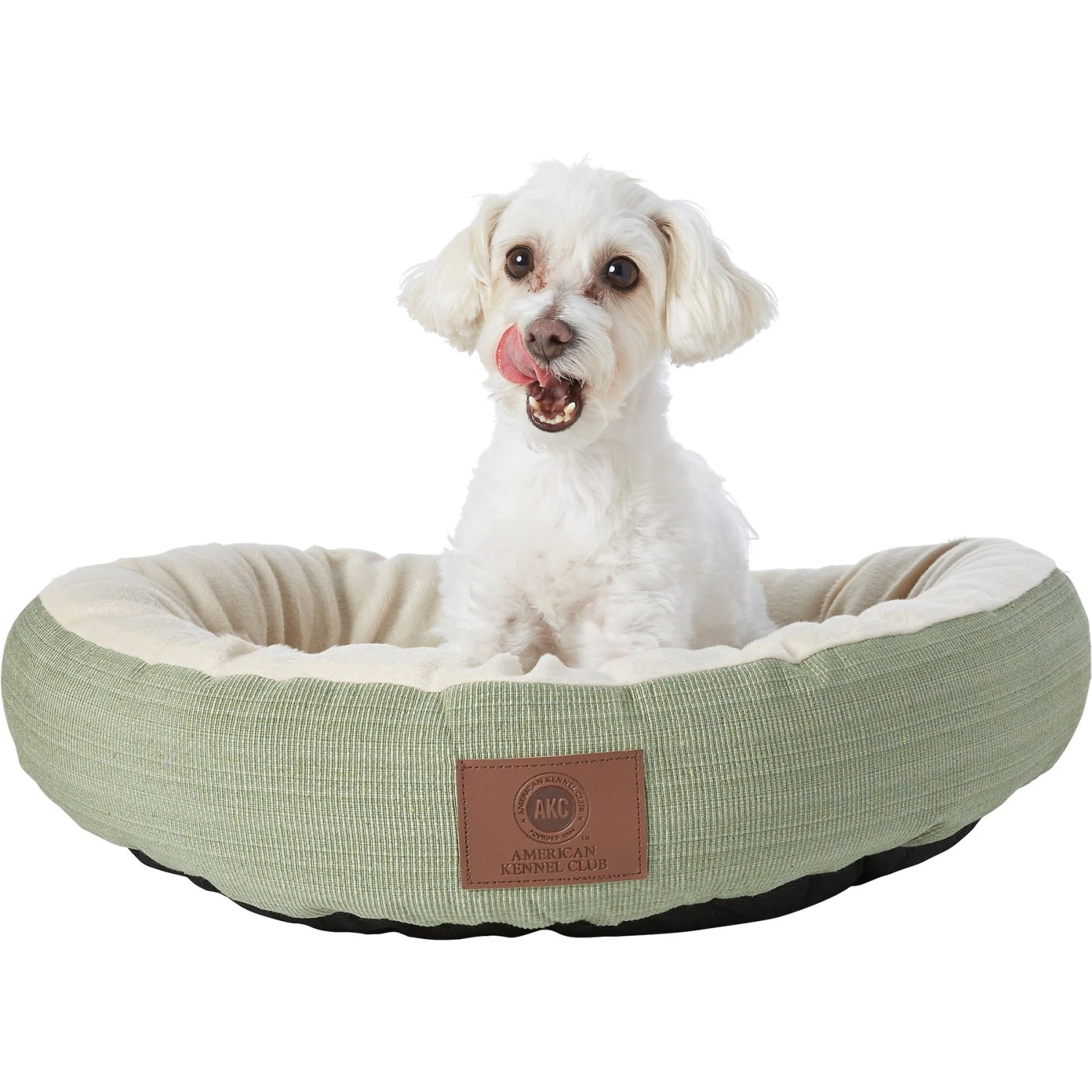 American Kennel Club AKC Casablanca Bolster Cat & Dog Bed 6 American Kennel Club AKC Casablanca Bolster Cat & Dog Bed - Image 6