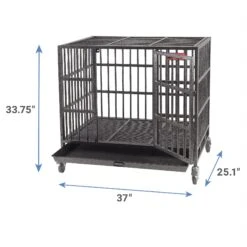 ProSelect Empire Single Door Steel Dog Crate -Pet Care Sales 108600 PT2. AC SS1800 V1569330348