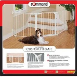 Command Pet Products Auto Closing Custom Fit Pet Gate, White 9 Command Pet Products Auto Closing Custom Fit Pet Gate, White -Pet Care Sales 109330 PT5. AC SS1800 V1627687580