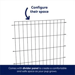 Frisco Heavy Duty Fold & Carry Double Door Collapsible Wire Dog Crate -Pet Care Sales 109789 PT4. AC SS1800 V1667228667