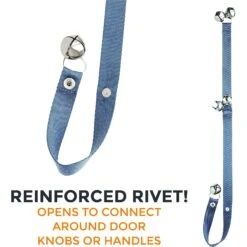 Mighty Paw Tinkle Bells Dog Doorbells, Solid 7 Mighty Paw Tinkle Bells Dog Doorbells, Solid -Pet Care Sales 109972 PT3. AC SS1800 V1488492714