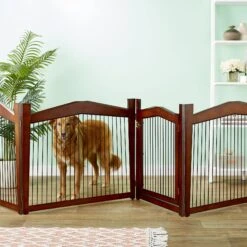 Merry Products 2-in-1 Configurable Single Door Furniture Style Dog Crate & Gate -Pet Care Sales 118024 PT4. AC SS1800 V1562180661