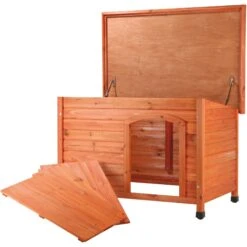 TRIXIE Natura Classic Dog House With Weatherproof Finish, Elevated Floor 13 TRIXIE Natura Classic Dog House With Weatherproof Finish, Elevated Floor -Pet Care Sales 118966 PT5. AC SS1800 V1643405935