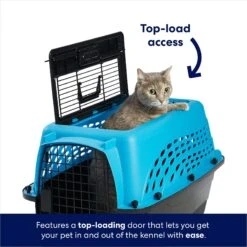 Frisco Two Door Top Load Plastic Dog & Cat Kennel -Pet Care Sales 122125 PT3. AC SS1800 V1667229145