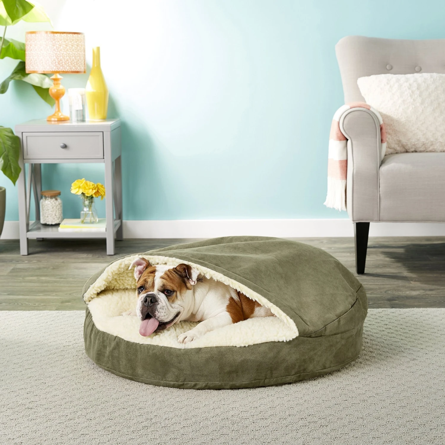 Snoozer Pet Products Luxury Cozy Cave Orthopedic Cat & Dog Bed With Removable Cover 1 Snoozer Pet Products Luxury Cozy Cave Orthopedic Cat & Dog Bed With Removable Cover