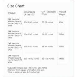 GMI Keepsafe Wooden Expanding Pet Gate -Pet Care Sales 126328 PT7. AC SS1800 V1513892880