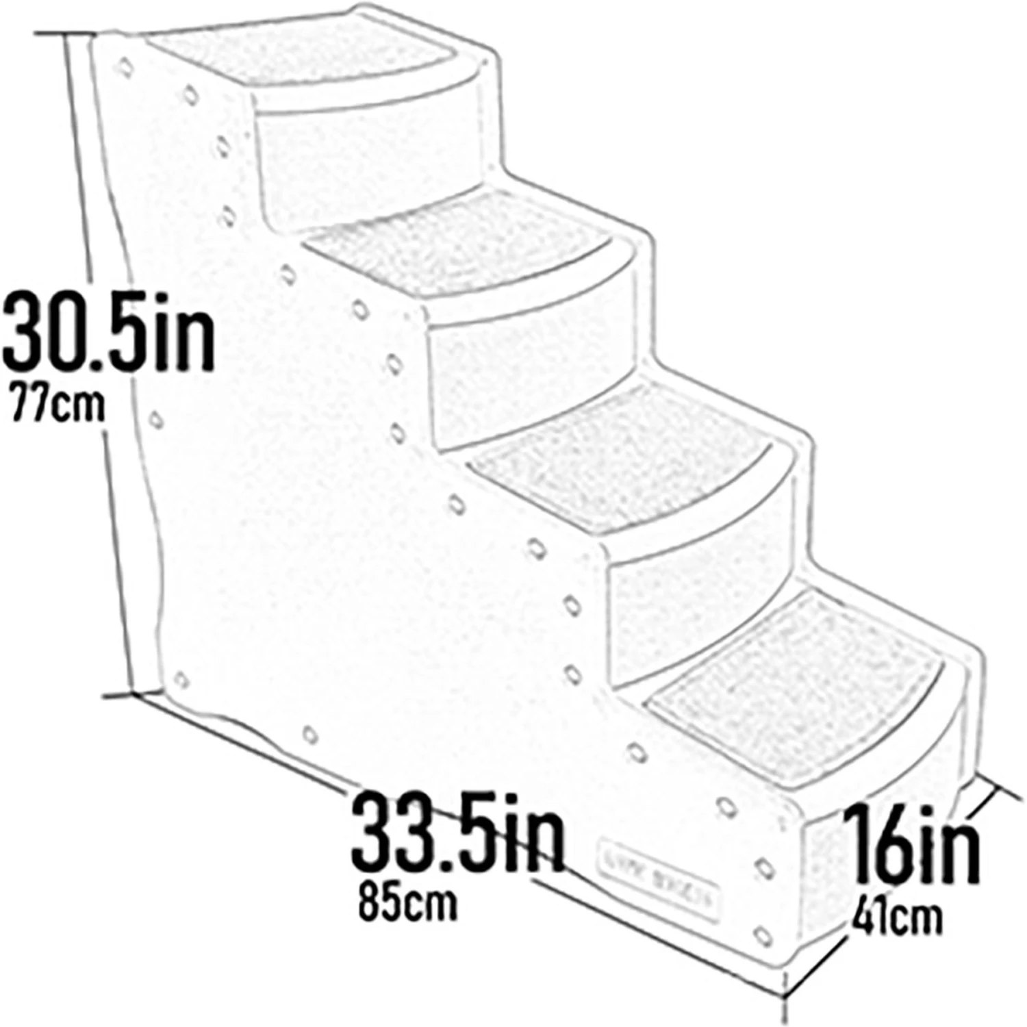 Pet Gear Easy Step IV Deluxe Soft Cat & Dog Stairs 2 Pet Gear Easy Step IV Deluxe Soft Cat & Dog Stairs - Image 2