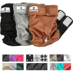 Pet Parents Washable Male & Female Dog Diapers + Extendrs