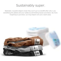 Pet Parents Washable Male & Female Dog Diapers + Extendrs -Pet Care Sales 126897 PT7. AC SS1800 V1698438551