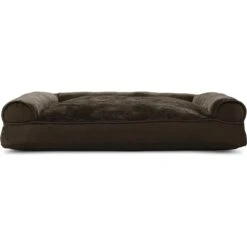 FurHaven Plush & Suede Bolster Dog Bed With Removable Cover -Pet Care Sales 138439 PT2. AC SS1800 V1586533556