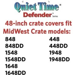 MidWest Quiet Time Crate Cover -Pet Care Sales 141771 PT4. AC SS1800 V1515682349
