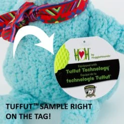 HuggleHounds Mr. Sock Monkey Durable Plush Corduroy Knottie Squeaky Dog Toy -Pet Care Sales 145369 PT7. AC SS1800 V1601034106