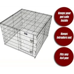 MidWest Exercise Pen Wire Mesh Top 6 MidWest Exercise Pen Wire Mesh Top -Pet Care Sales 148943 PT4. AC SS1800 V1567529915