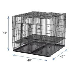 MidWest Double Door Collapsible Wire Puppy Crate 12 MidWest Double Door Collapsible Wire Puppy Crate -Pet Care Sales 148953 PT5. AC SS1800 V1586805104