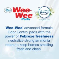 Four Paws Wee-Wee Odor Control With Febreze Freshness Dog Pads -Pet Care Sales 151622 PT2. AC SS1800 V1685650511