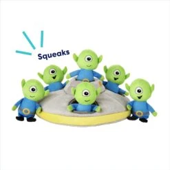 Frisco Flying Saucer & Aliens Hide & Seek Puzzle Plush Squeaky Dog Toy -Pet Care Sales 152812 PT3. AC SS1800 V1691776642