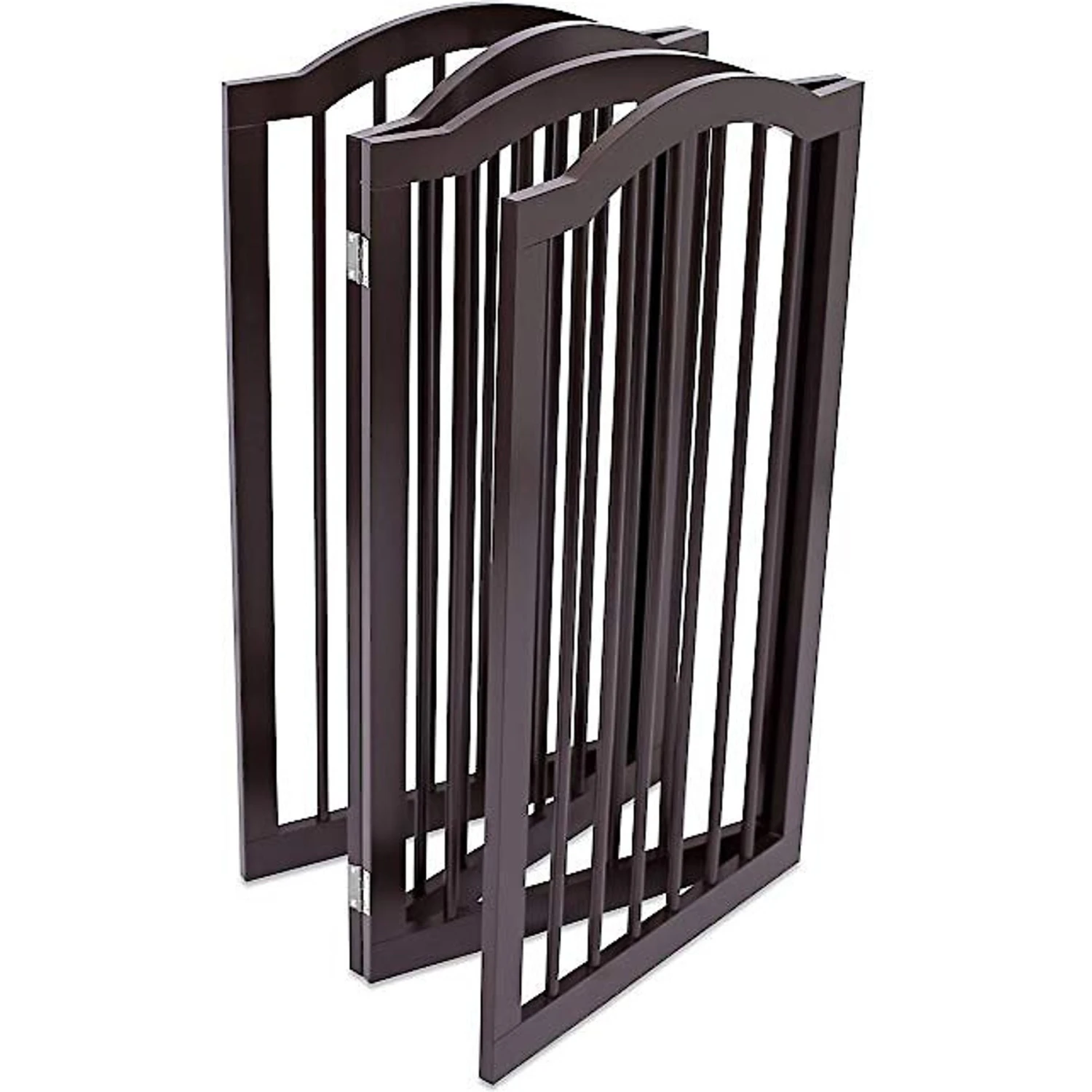 Internet's Best Traditional Arch Pet Gate, Espresso 4 Internet's Best Traditional Arch Pet Gate, Espresso - Image 4