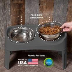 IRIS USA Elevated Dog Feeder With Attachable Feet 11 IRIS USA Elevated Dog Feeder With Attachable Feet -Pet Care Sales 156889 PT4. AC SS1800 V1598662264