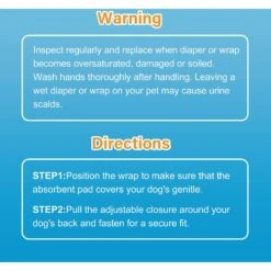 Honey Care All-Absorb Disposable Male Dog Wraps 13 Honey Care All-Absorb Disposable Male Dog Wraps -Pet Care Sales 159971 PT6. AC SS1800 V1696519274