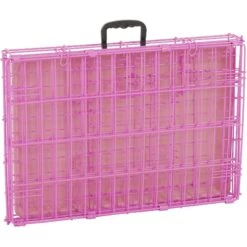 Frisco Fold & Carry Single Door Collapsible Wire Dog Crate, Pink -Pet Care Sales 160806 PT5. AC SS1800 V1561066320