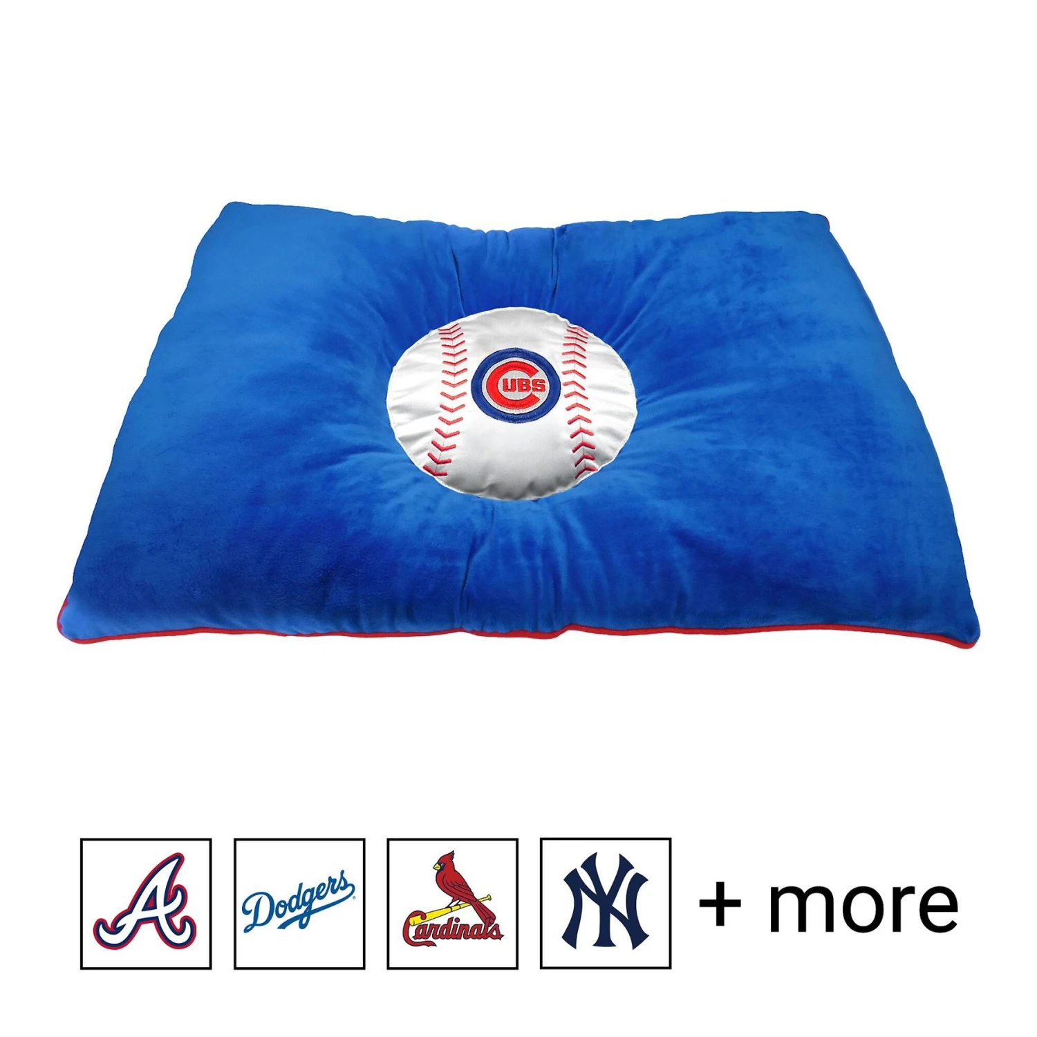 Pets First MLB Baseball Pillow Dog Bed 1 Pets First MLB Baseball Pillow Dog Bed