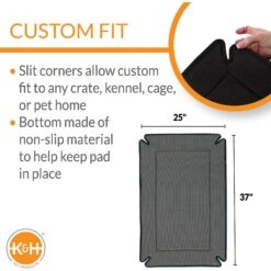 K&H Pet Products Odor-Control Dog Crate Pad -Pet Care Sales 164054 PT2. AC SS1800 V1626396425