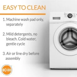 K&H Pet Products Odor-Control Dog Crate Pad -Pet Care Sales 164054 PT3. AC SS1800 V1626387436