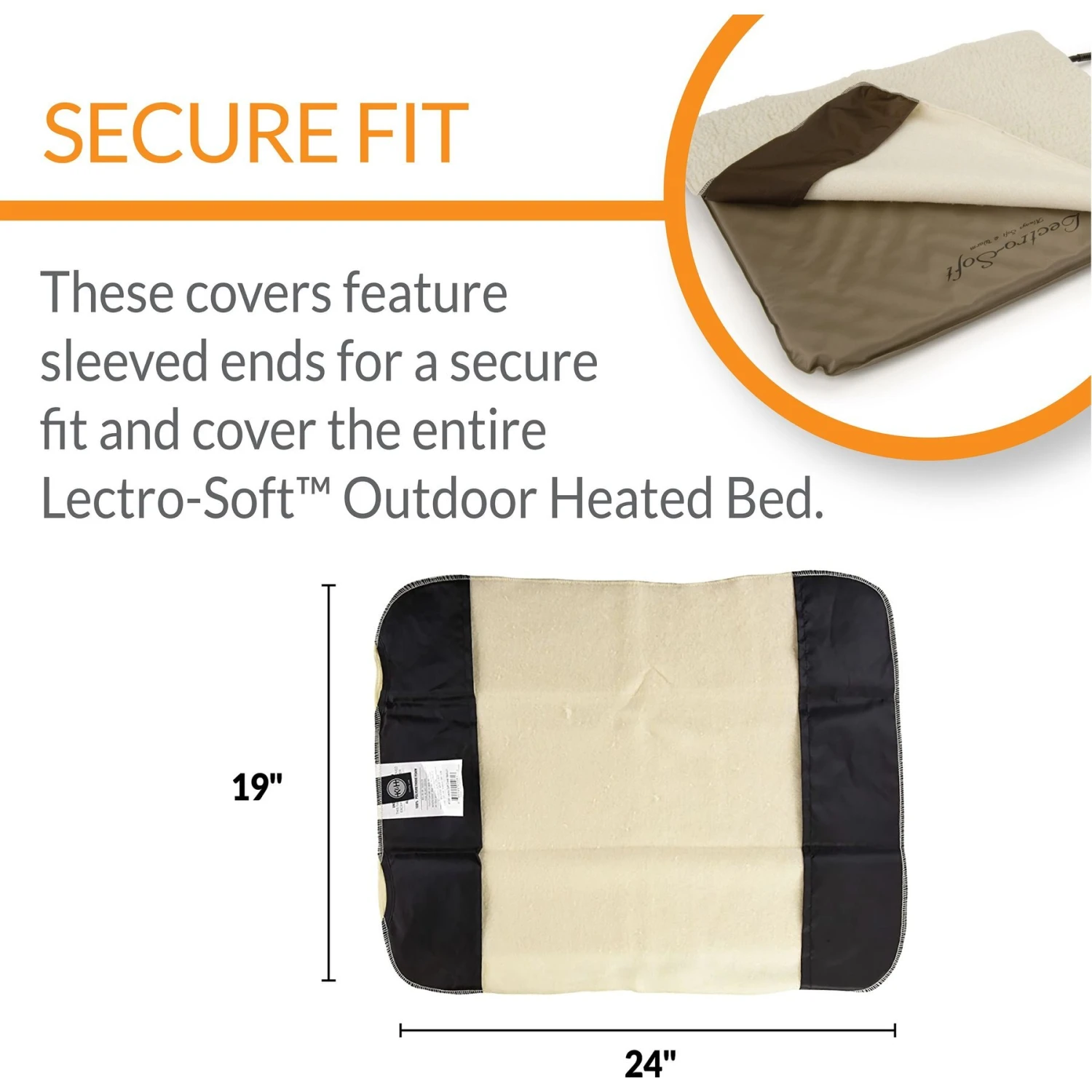 K&H Pet Products Lectro-Soft Replacement Cover Fleece 2 K&H Pet Products Lectro-Soft Replacement Cover Fleece - Image 2