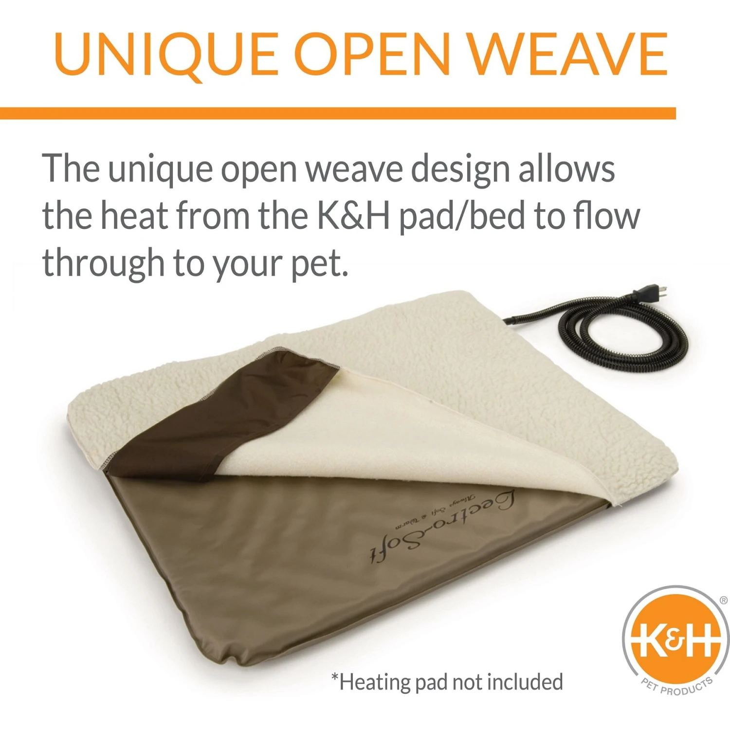 K&H Pet Products Lectro-Soft Replacement Cover Fleece 3 K&H Pet Products Lectro-Soft Replacement Cover Fleece - Image 3