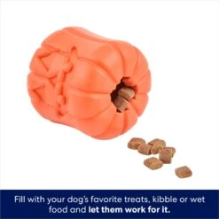 Frisco Halloween Pumpkin Rubber Treat Dispenser Dog Toy, Medium/Large -Pet Care Sales 164763 PT3. AC SS1800 V1689878520