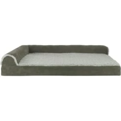 FurHaven Two-Tone Deluxe Chaise Memory Top Cat & Dog Bed With Removable Cover 11 FurHaven Two-Tone Deluxe Chaise Memory Top Cat & Dog Bed With Removable Cover -Pet Care Sales 176268 PT2. AC SS1800 V1606806723