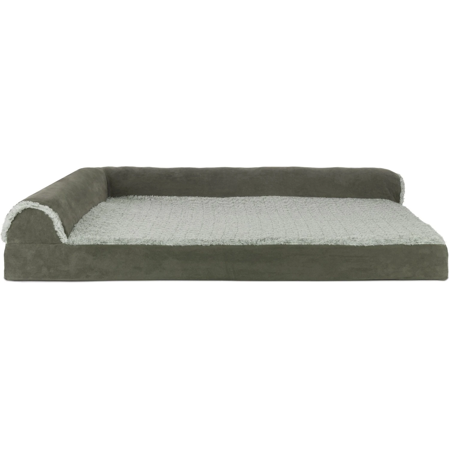 FurHaven Two-Tone Deluxe Chaise Memory Top Cat & Dog Bed With Removable Cover 3 FurHaven Two-Tone Deluxe Chaise Memory Top Cat & Dog Bed With Removable Cover - Image 3