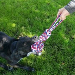 Otterly Pets 4" Ball & 23" Three Knot Handled Dog Rope Toys -Pet Care Sales 178531 PT3. AC SS1800 V1589381453