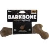 Pet Qwerks Boar BarkBone Porkchop Flavor Tough Dog Chew Toy