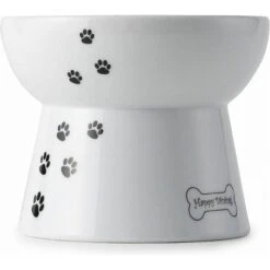 Necoichi Ceramic Elevated Dog Food Bowl, 1.5-cup -Pet Care Sales 183507 PT2. AC SS1800 V1627494983