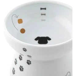 Necoichi Ceramic Elevated Dog Food Bowl, 1.5-cup -Pet Care Sales 183507 PT4. AC SS1800 V1627495599