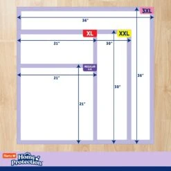 Hartz Home Protection No Odor No Leaks Lavender Scented XX-Large Dog Pads 14 Hartz Home Protection No Odor No Leaks Lavender Scented XX-Large Dog Pads -Pet Care Sales 184968 PT6. AC SS1800 V1689019196