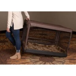 Pet Gear The Other Door 4-Door Collapsible Wire Dog Crate & Pad, Chocolate -Pet Care Sales 185870 pt4. AC SS1800 V1565018256