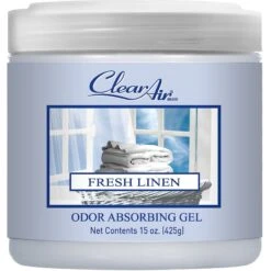 Clear Air Fresh Linen Odor Absorbing Solid Gel