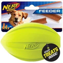 Nerf Dog Feeder Football Dog Toy