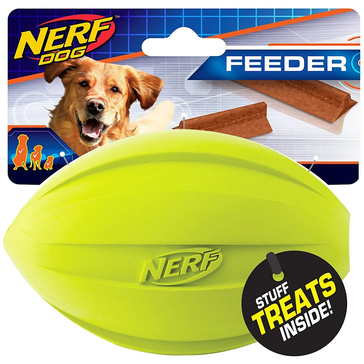 Nerf Dog Feeder Football Dog Toy 1 Nerf Dog Feeder Football Dog Toy