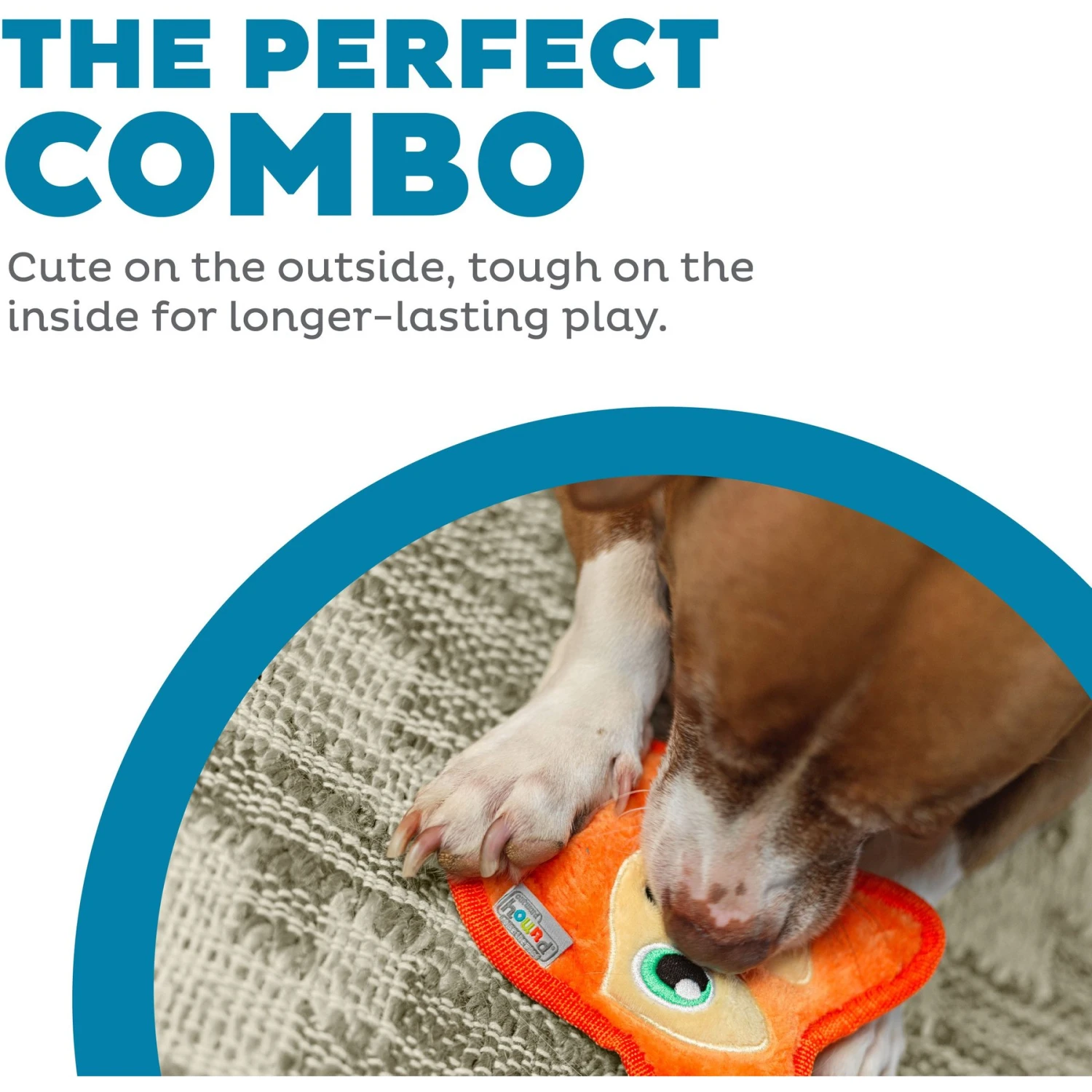 Outward Hound Invincibles Squeaky Stuffing-Free Plush Dog Toy 2 Outward Hound Invincibles Squeaky Stuffing-Free Plush Dog Toy - Image 2