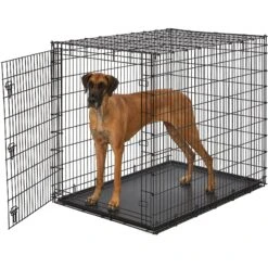 MidWest Solution Series XX-Large Heavy Duty Single Door Dog Crate, 54 Inch