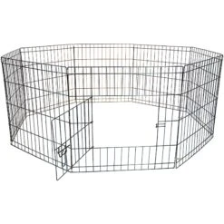 Iconic Pet 8-Panel Portable Foldable Wire Dog Pen