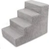 Best Pet Supplies Corduroy & Foam Cat & Dog Stairs